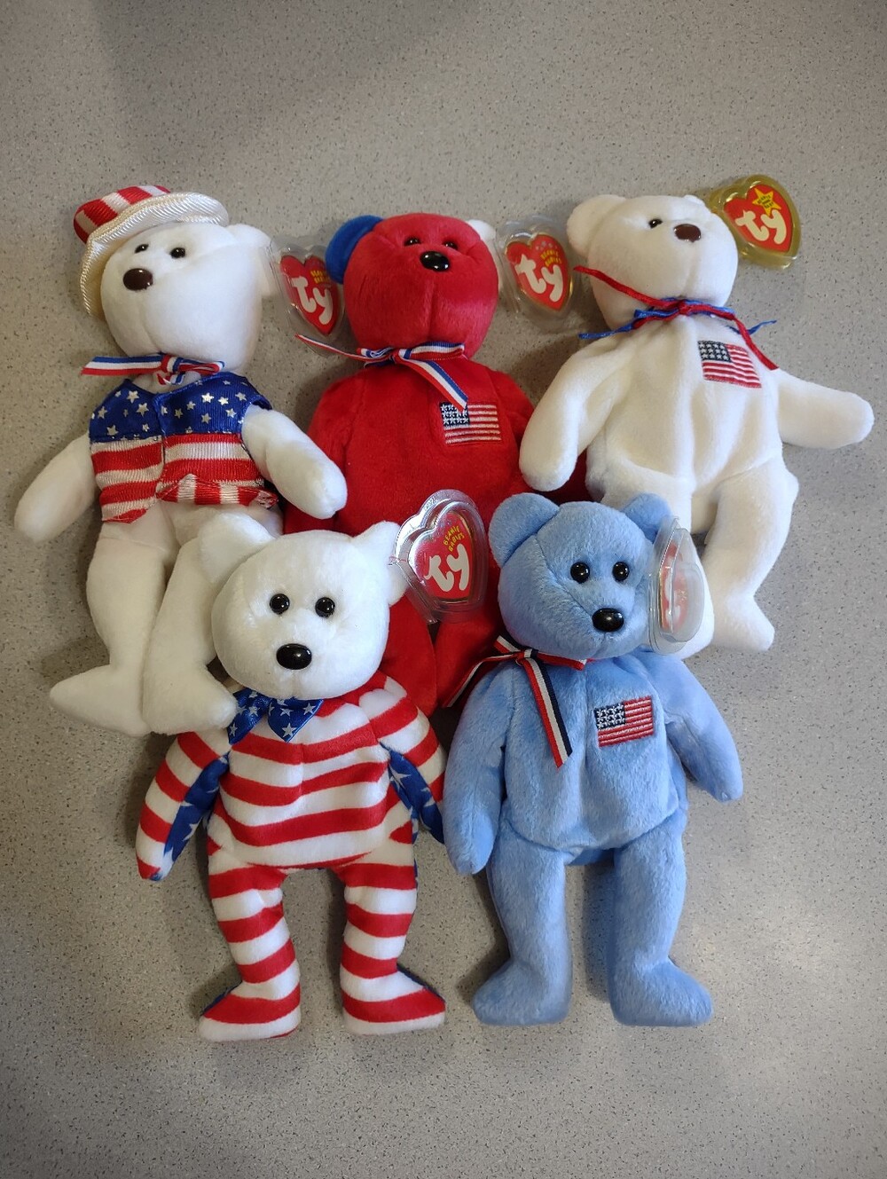 5 Patriotic Beanies
